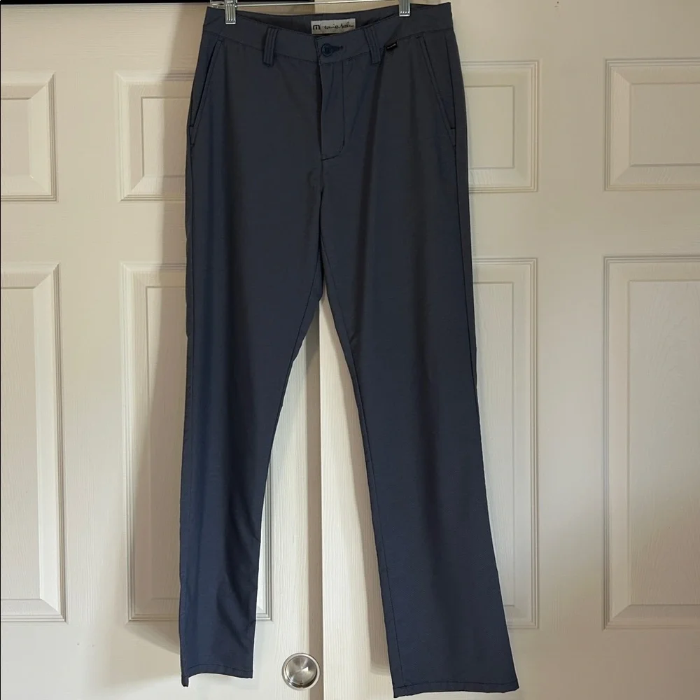 Men's Travis Matthew Blue Dress Pants Size 30 Golf